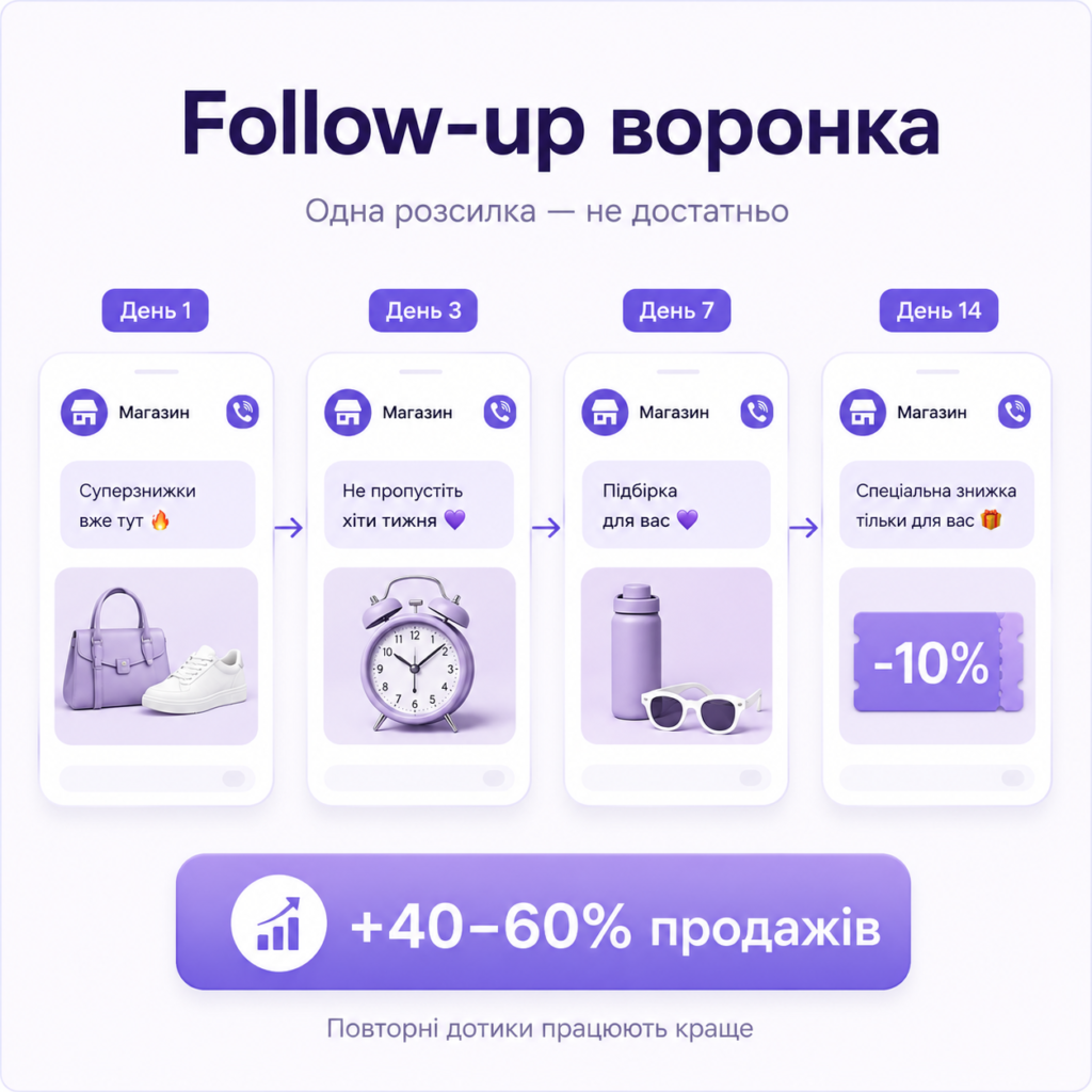 Follow-up воронка для Viber-розсилки