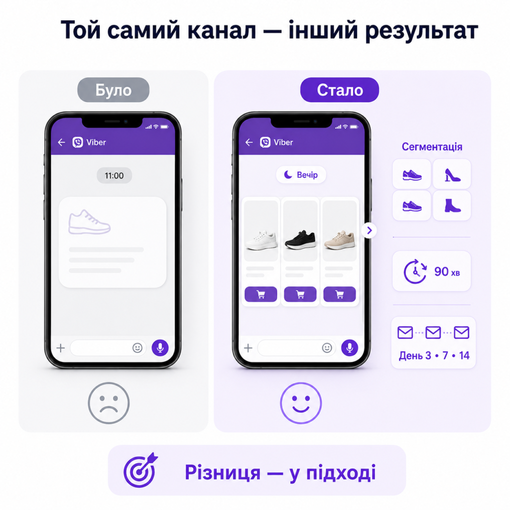 Приклад ефективної Viber-розсилки для інтернет-магазину