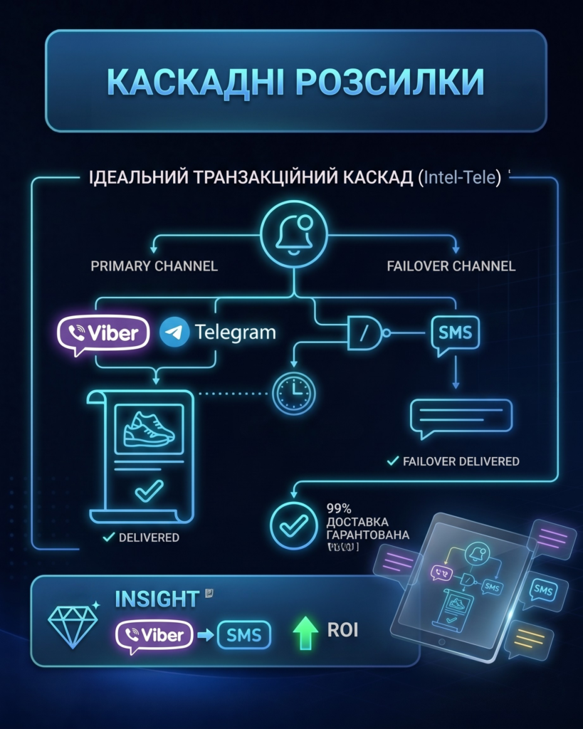 Каскадні SMS-розсилки для E-commerce