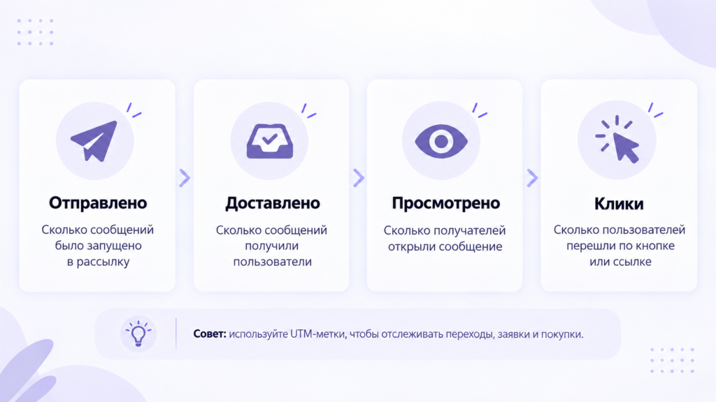 Статистика Viber-рассылки